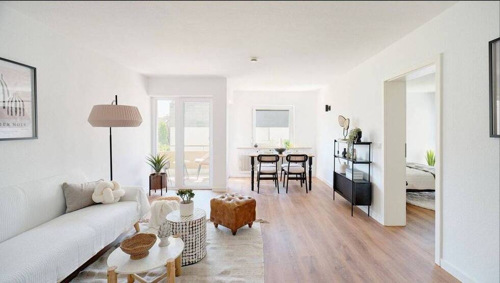 Frisch renovierte 3 Zimmer-Wohnung in Gebersheim