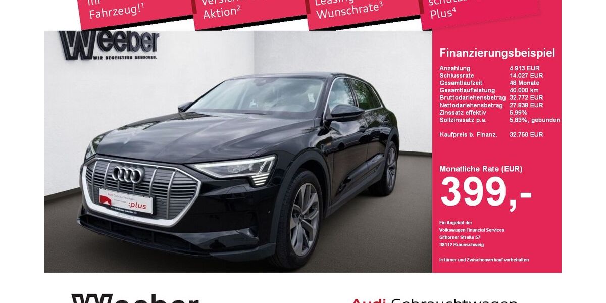 Audi e-tron 38.190 km 32.550 &euro; Herrenberg 71083