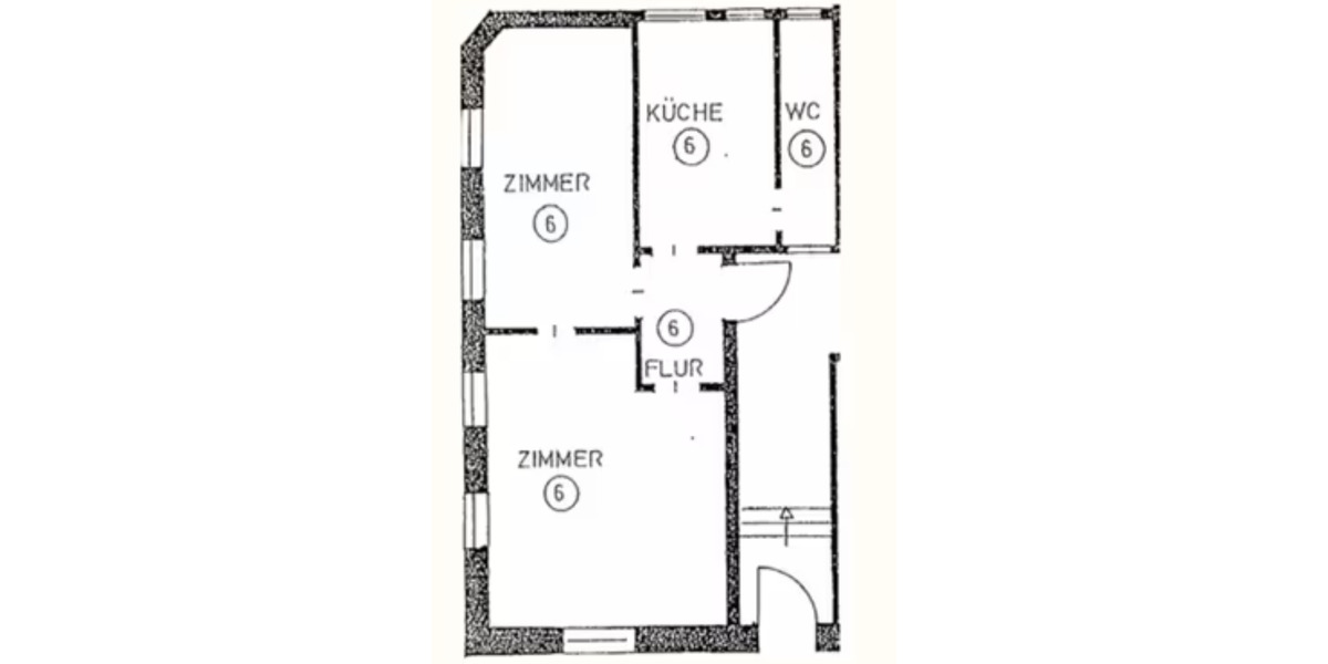 Erdgeschoßwohnung Esslingen am Neckar - 2 Zimmer, 55 m&sup2;, 224.000&euro; | Angebot:25048796