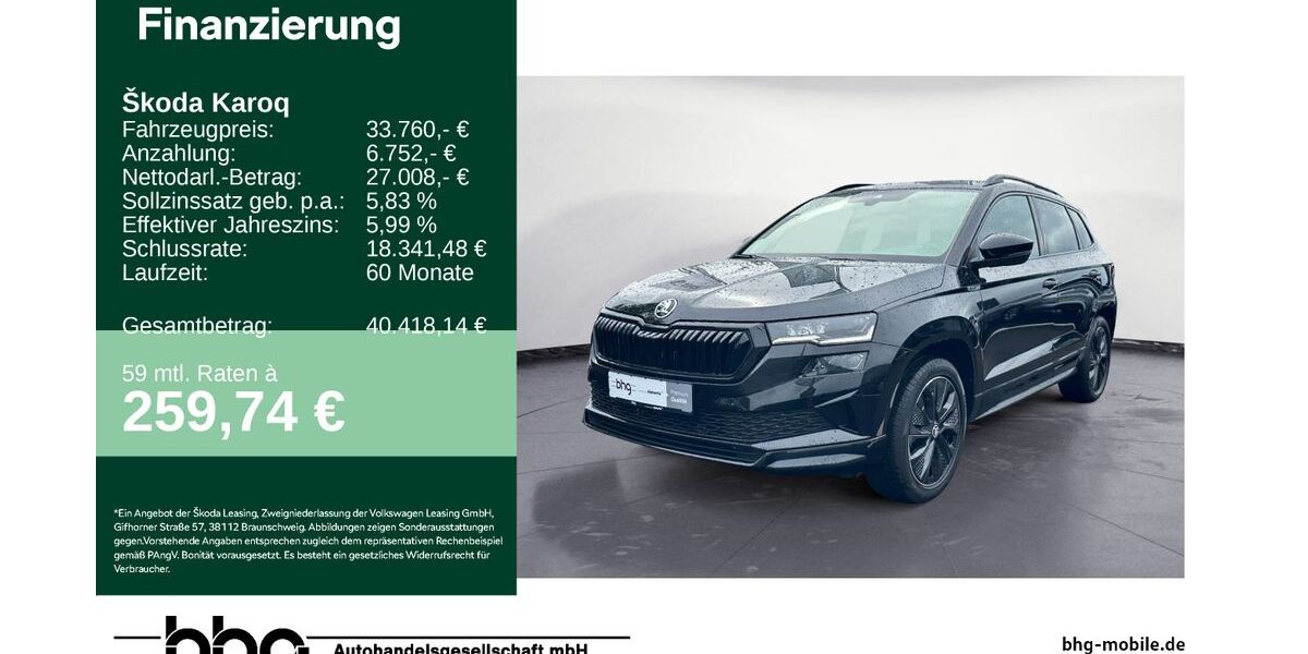 Skoda Karoq 39.300 km 33.760 &euro; Tübingen 72072