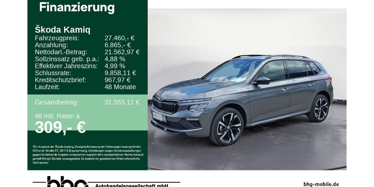 Skoda Kamiq 15.280 km 26.790 &euro; Reutlingen 72770