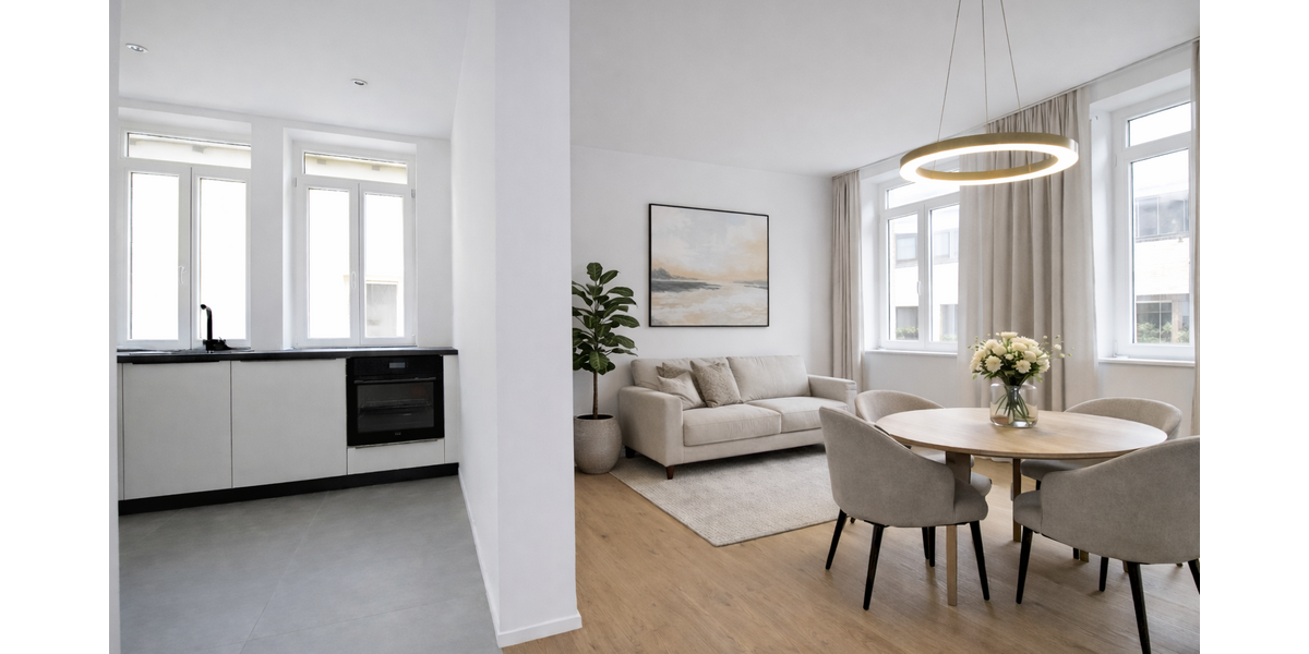 Etagenwohnung Ludwigsburg - 2 Zimmer, 55 m&sup2;, 1.090&euro; | Angebot:24848377