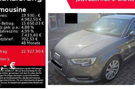 Audi A3 58.330 km 19.430 &euro; Reutlingen 72760