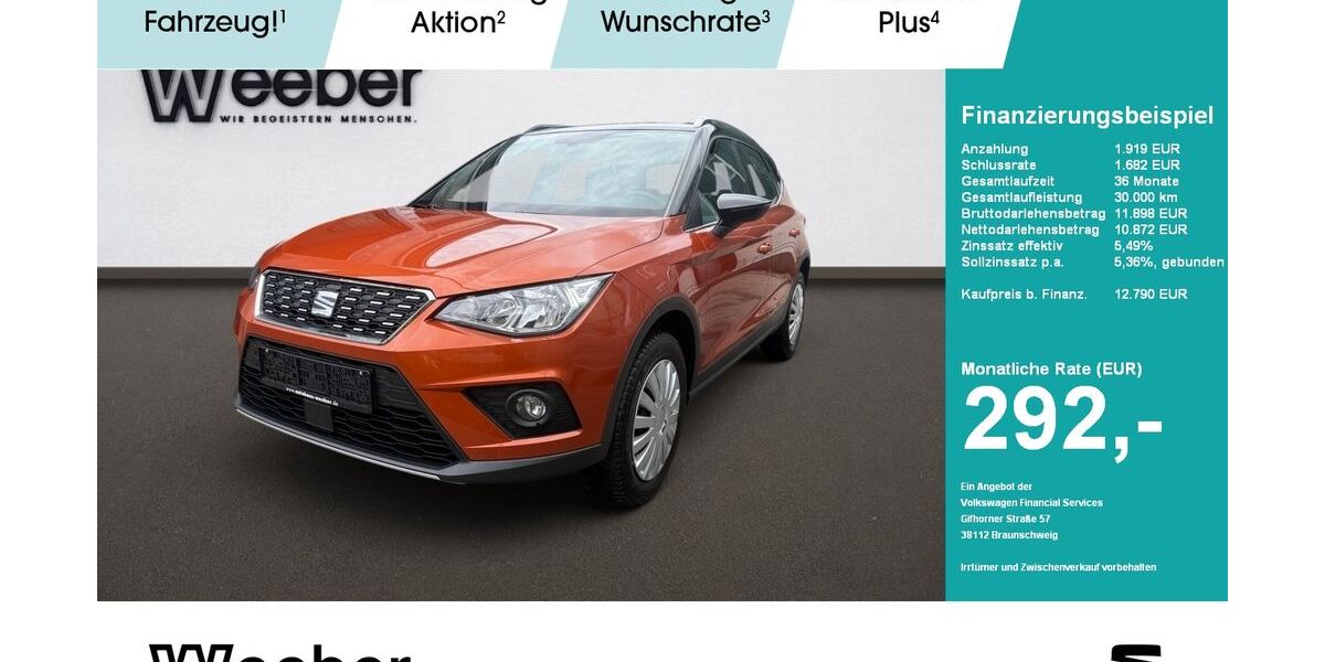 Seat Arona 65.021 km 12.230 &euro; Weil der Stadt 71263