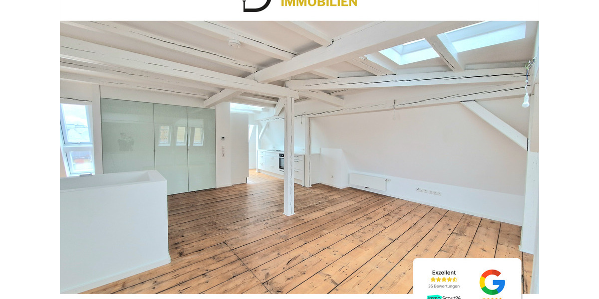 Dachgeschoßwohnung Stuttgart Stuttgart-Mitte - 5 Zimmer, 134 m&sup2;, 2.796&euro; | Angebot:24659602