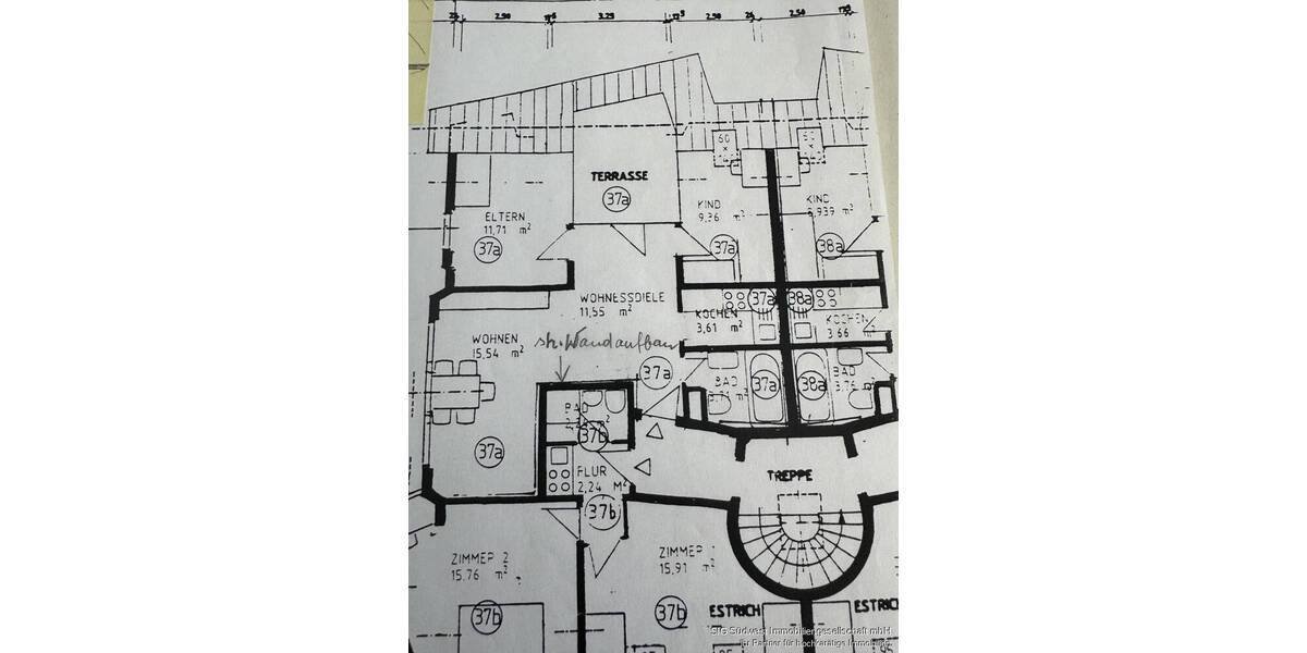Etagenwohnung Pforzheim Buckenberg - 3 Zimmer, 60 m&sup2;, 199.000&euro; | Angebot:21476972