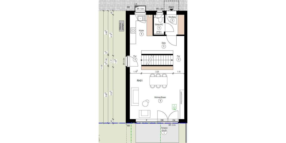 Reihenendhaus Renningen Malmsheim - 5 Zimmer, 136 m&sup2;, 920.000&euro; | Angebot:24436010