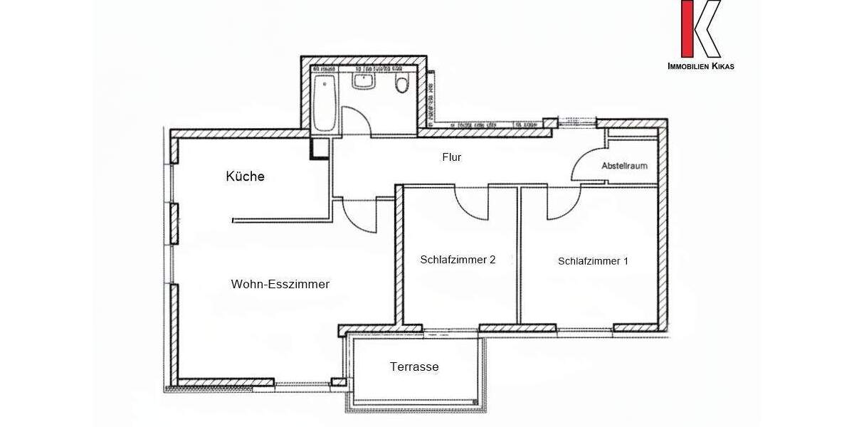 Etagenwohnung Böblingen Flugfeld - 3 Zimmer, 77 m&sup2;, 1.074&euro; | Angebot:25355900