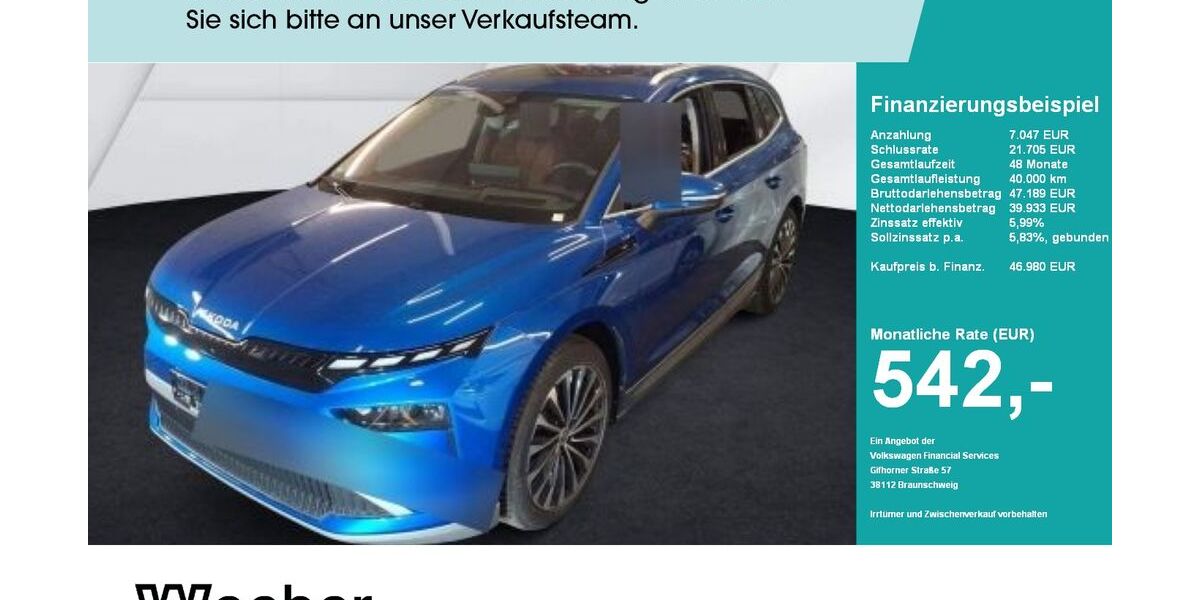 Skoda Enyaq 13.813 km 46.979 &euro; Leonberg 71229