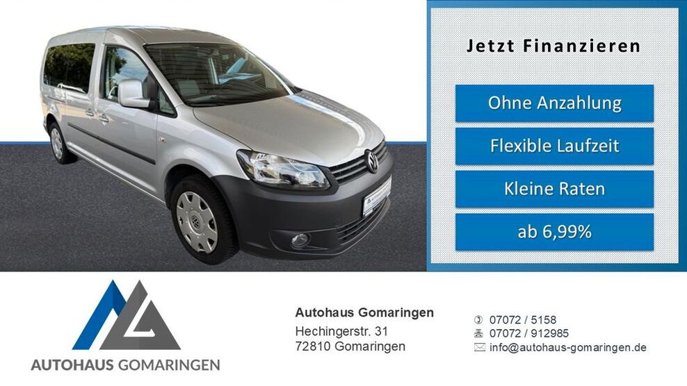 VW Caddy 105.000 km 16.999 € Gomaringen 72810