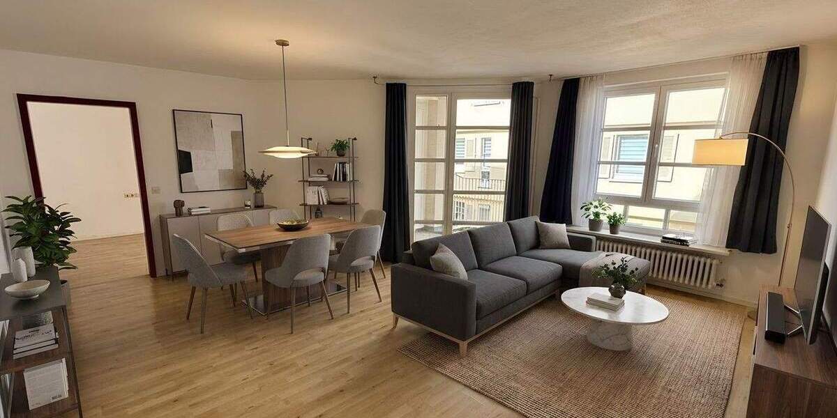 Etagenwohnung Reutlingen Innenstadt - 2 Zimmer, 66 m&sup2;, 289.000&euro; | Angebot:25751226