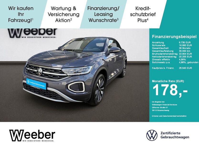 VW T-Roc 13.747 km 26.390 € Weil der Stadt 71263