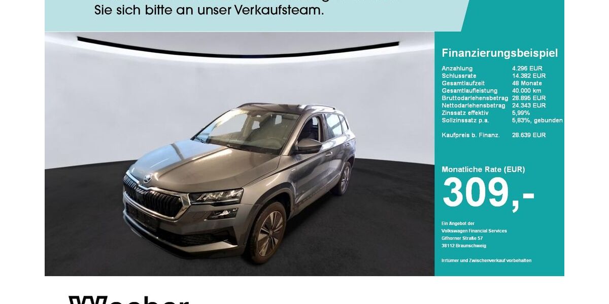 Skoda Karoq 31.274 km 28.529 &euro; Calw 75365