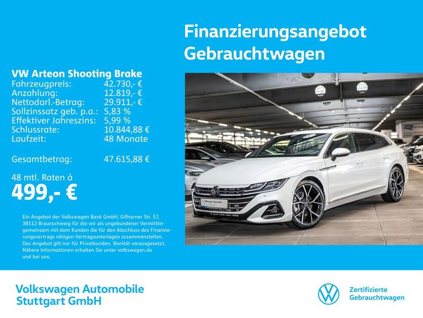 VW Arteon 16.675 km 42.730 € Stuttgart-Feuerbach 70469