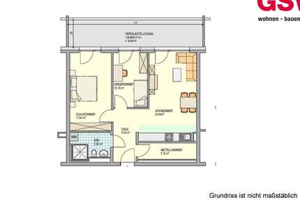 Wohnung Reutlingen Sondelfingen - 3 Zimmer, 80 m&sup2;, 1.152&euro; | Angebot:23353161