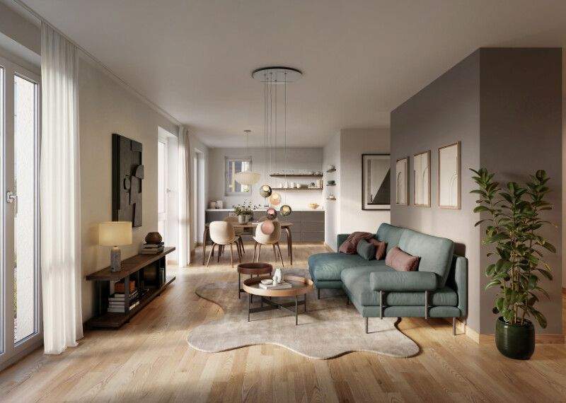 Etagenwohnung Remseck am Neckar Neckarrems - 3 Zimmer, 72 m&sup2;, 490.000&euro; | Angebot:25802181