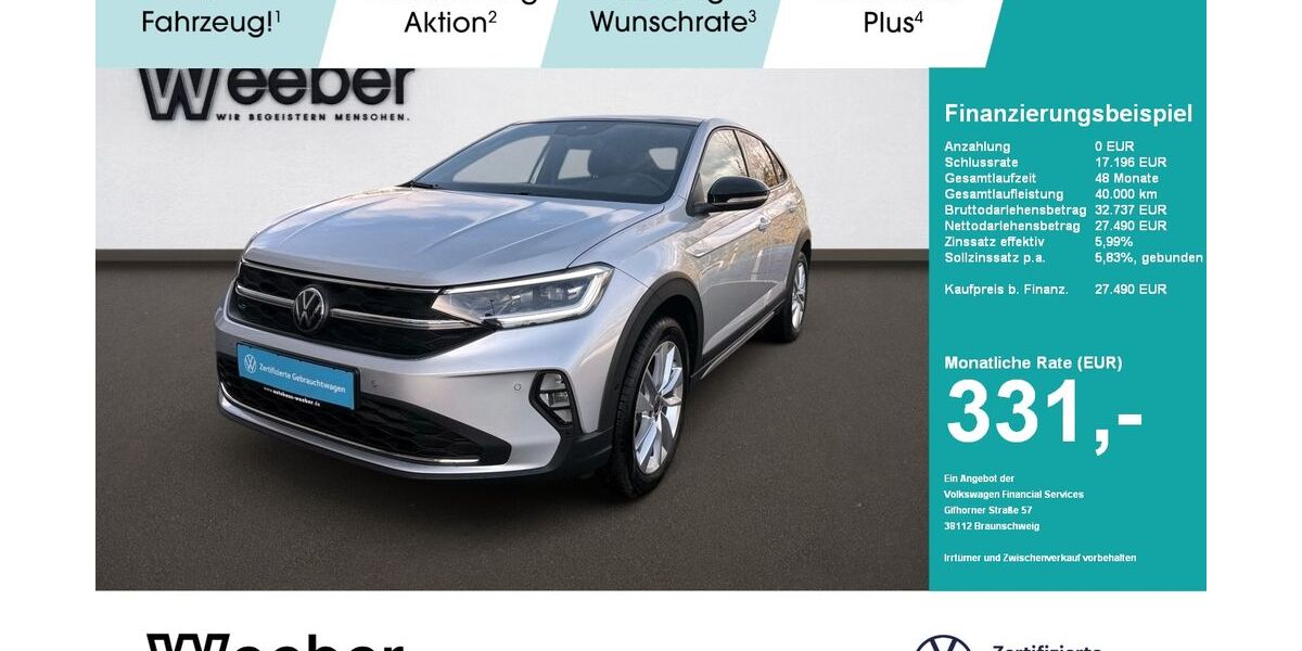 VW Taigo 3.954 km 26.890 &euro; Weil der Stadt 71263