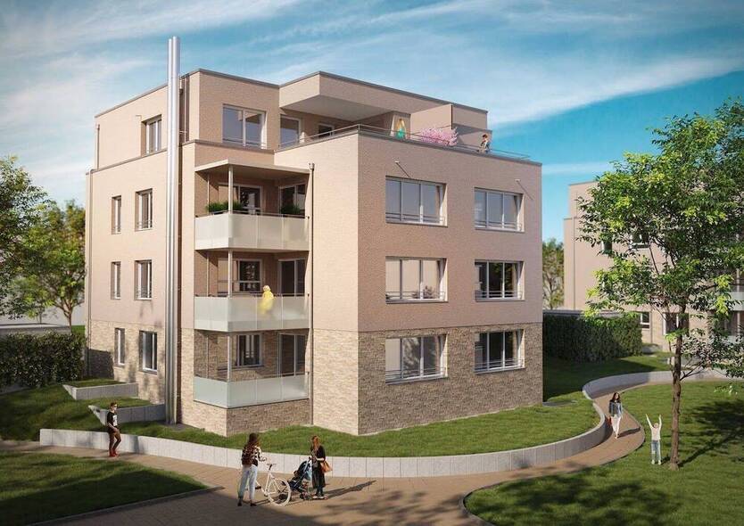 Erstbezug in eine schöne 4-Zimmer-Wohnung im 1. OG