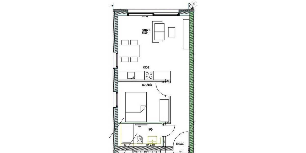Etagenwohnung Stuttgart Bad Cannstatt - 2 Zimmer, 48 m&sup2;, 1.500&euro; | Angebot:26826830