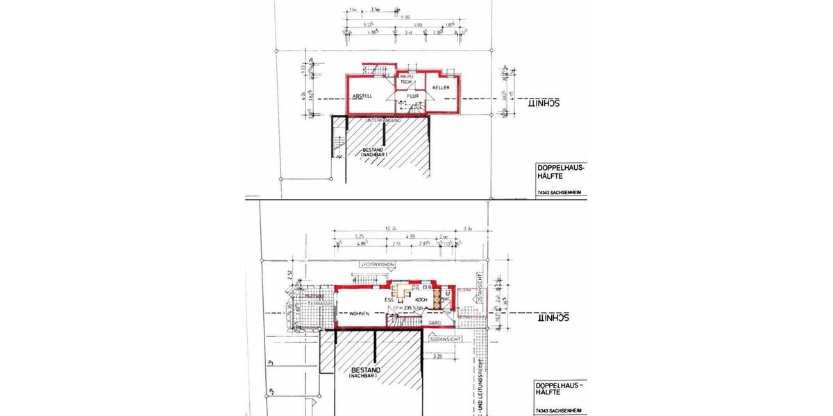 Doppelhaushälfte Sachsenheim - 5 Zimmer, 98 m&sup2;, 605.000&euro; | Angebot:27232144