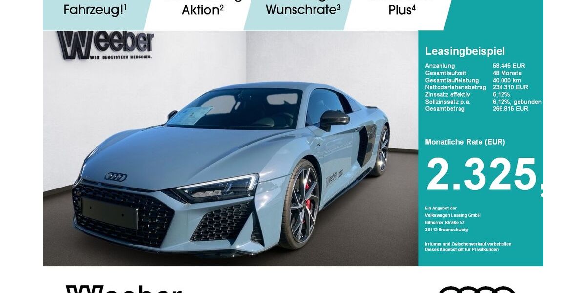 Audi R8 4.990 km 189.290 &euro; Herrenberg 71083