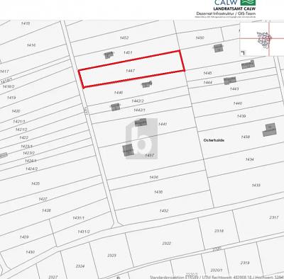 FREIZEITGRUNDSTÜCK AM NATURSCHUTZGEBIET - Grundstück Calw | Angebot:25970901