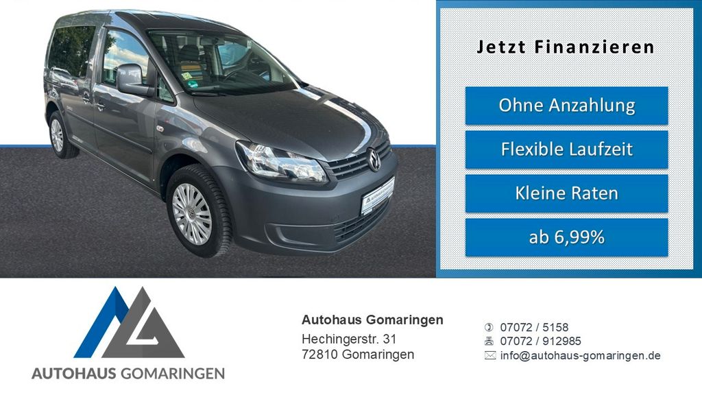 VW Caddy 59.000 km 15.999 &euro; Gomaringen 72810