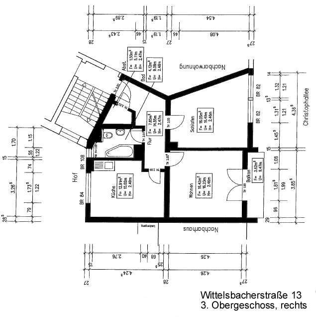 Wohnung zum Mieten in Pforzheim 600 € 65.22 m²