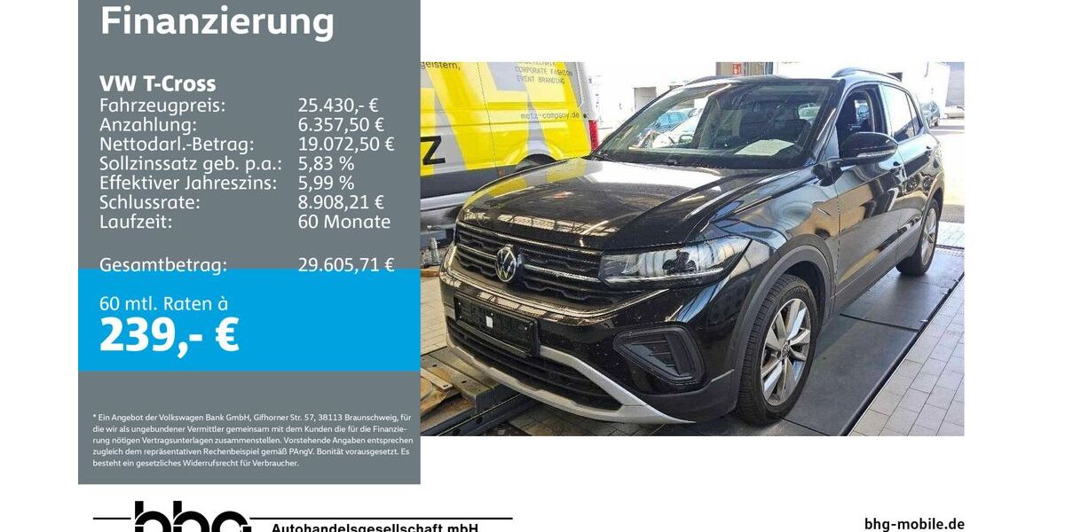 VW T-Cross 6.295 km 23.360 &euro; Reutlingen 72770
