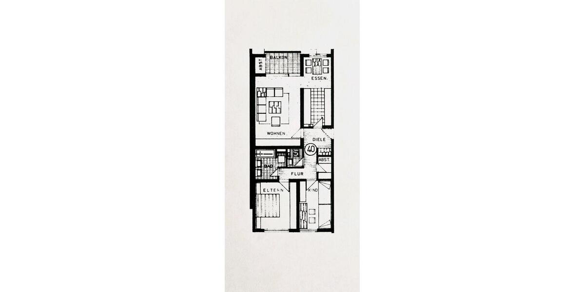Etagenwohnung Pforzheim Eutingen - 3 Zimmer, 84 m&sup2;, 1.260&euro; | Angebot:27540335