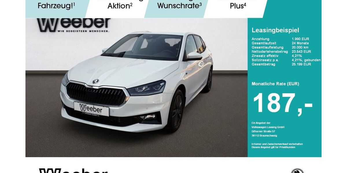 Skoda Fabia 3.000 km 24.670 &euro; Calw 75365