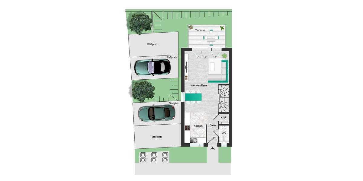 Reihenendhaus Sindelfingen Mitte - 4 Zimmer, 116 m&sup2;, 630.000&euro; | Angebot:24821738