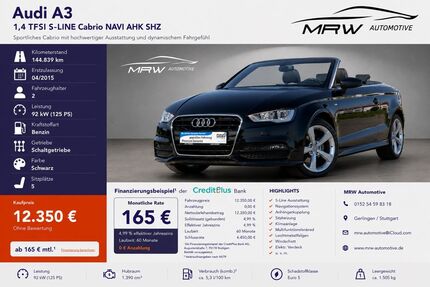 Audi A3 144.839 km 12.350 &euro; Gerlingen 70839