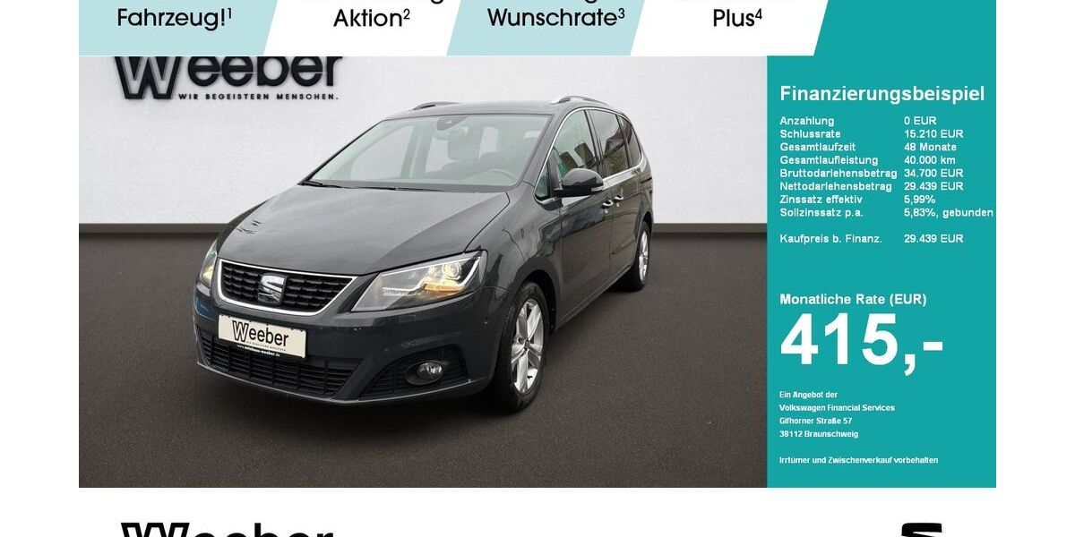 Seat Alhambra 72.061 km 28.690 &euro; Weil der Stadt 71263