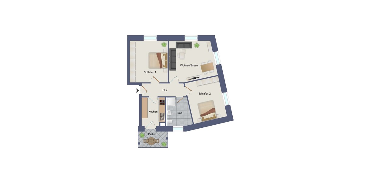 Wohnglück in Mettingen: Großzügige 3,5-Zimmer-Wohnung mit Neubaucharakter - 3.5 Esslingen am Neckar / Mettingen Mettingen | Angebot:25080632