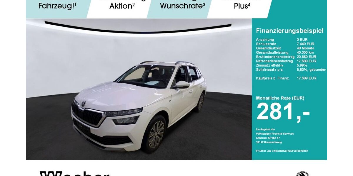 Skoda Kamiq 82.568 km 17.139 &euro; Weil der Stadt 71263