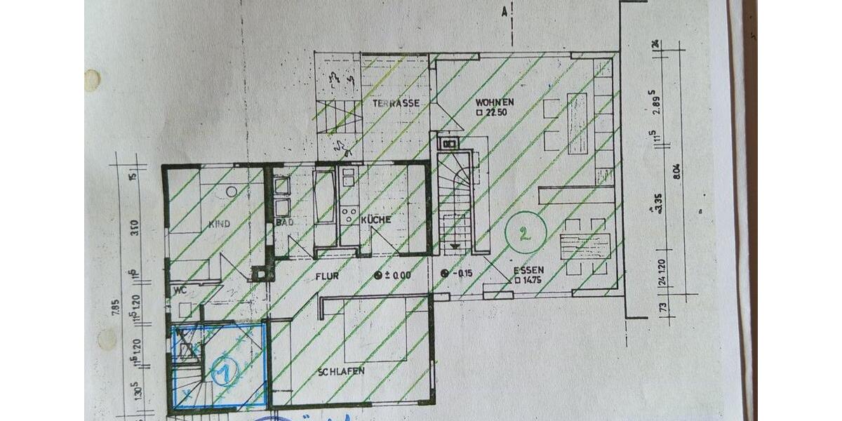 Erdgeschoßwohnung Pforzheim Eutingen - 3 Zimmer, 96 m&sup2;, 259.000&euro; | Angebot:25393718
