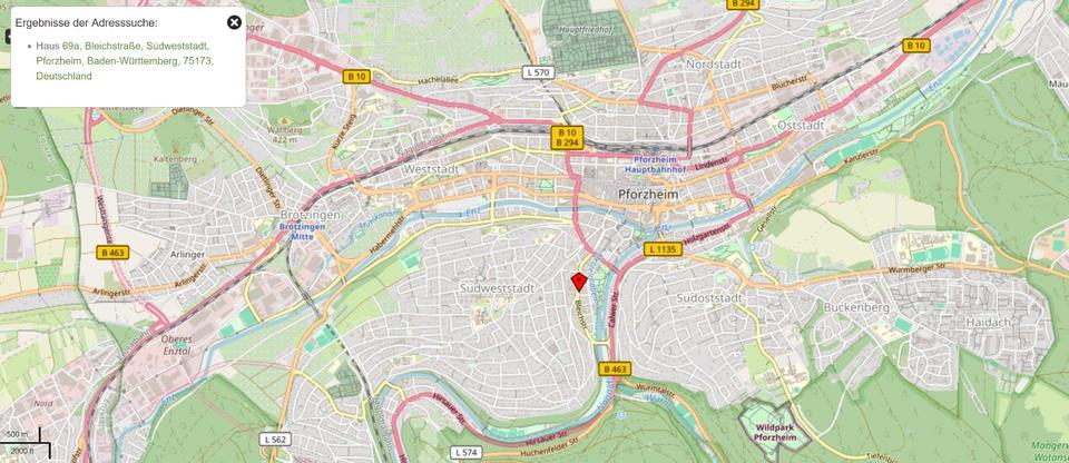Dachgeschoßwohnung Pforzheim Dillweißenstein - 1.5 Zimmer, 44 m&sup2;, 105.000&euro; | Angebot:26996892