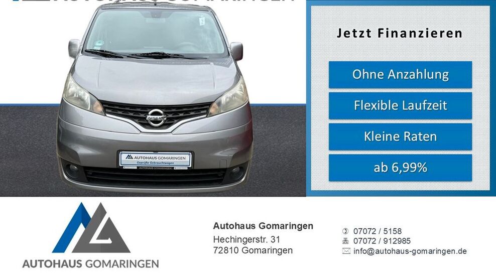 Nissan NV200 84.000 km 14.999 € Gomaringen 72810