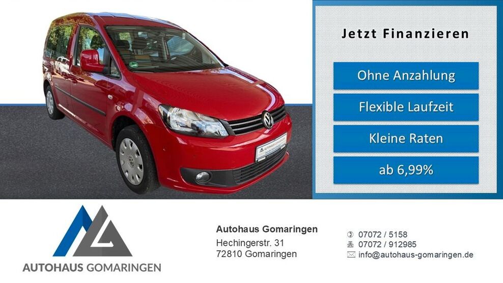 VW Caddy 110.000 km 14.999 € Gomaringen 72810