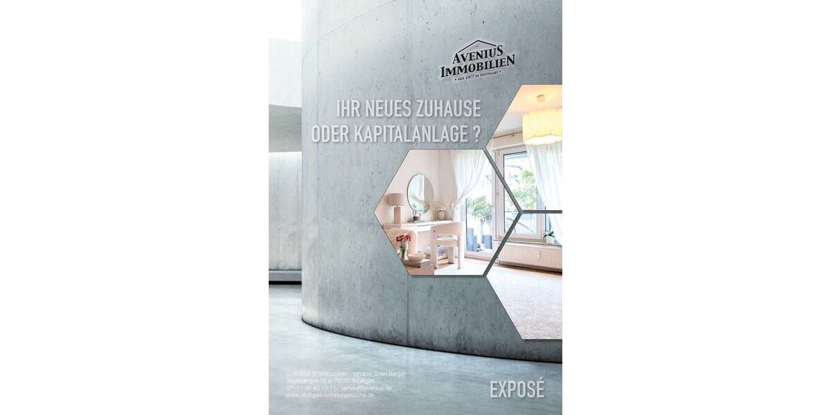 Etagenwohnung Stuttgart Hedelfingen - 1 Zimmer, 39 m&sup2;, 161.700&euro; | Angebot:26953870