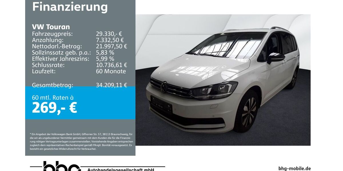 VW Touran 21.259 km 29.330 &euro; Reutlingen 72770