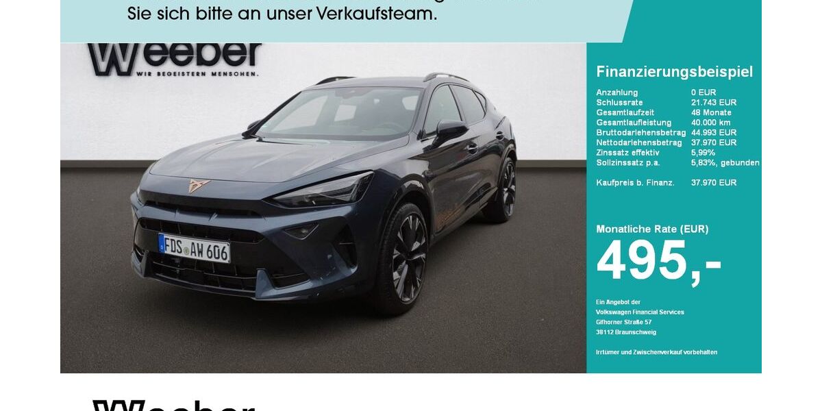 Cupra Formentor 4.900 km 37.970 &euro; Calw 75365