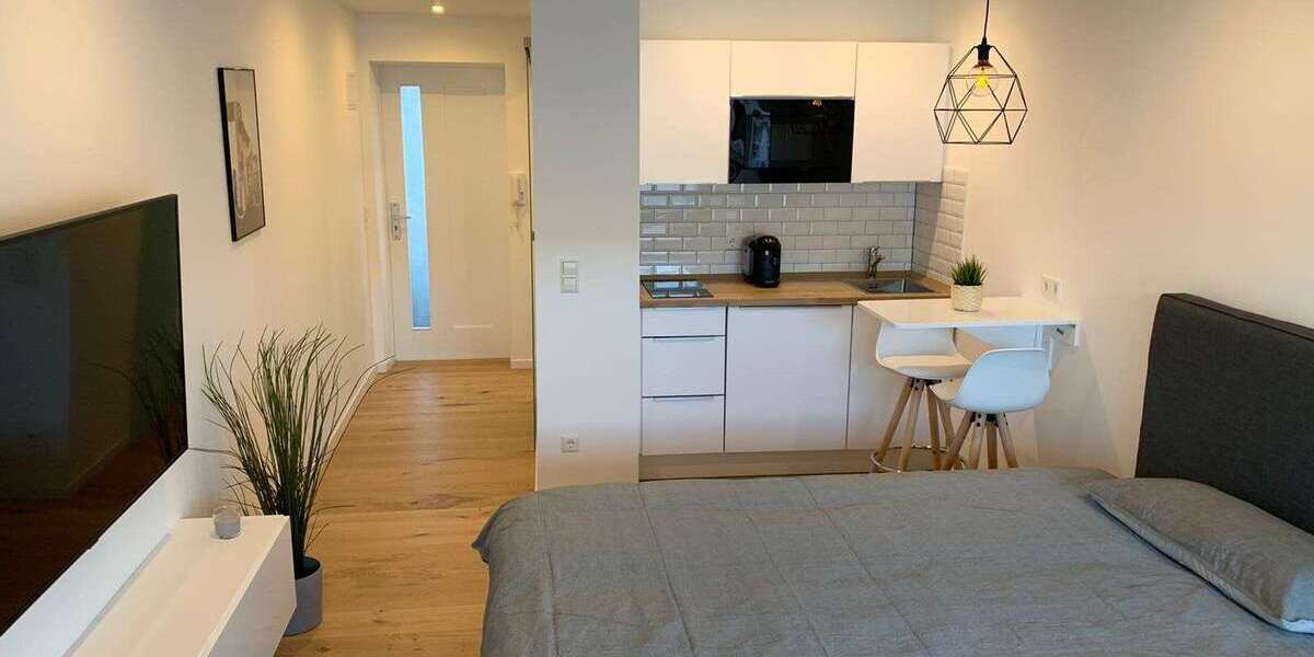 Etagenwohnung Stuttgart Feuerbach - 1 Zimmer, 30 m&sup2;, 990&euro; | Angebot:27136612