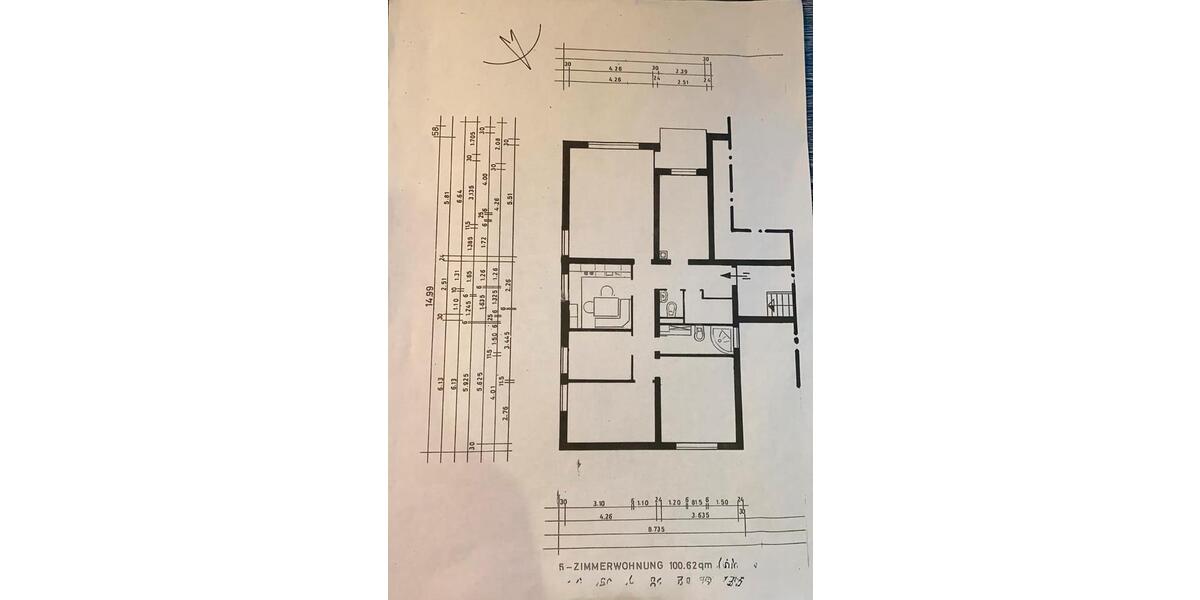 Etagenwohnung Esslingen am Neckar Brühl - 4 Zimmer, 101 m&sup2;, 499.000&euro; | Angebot:24400812