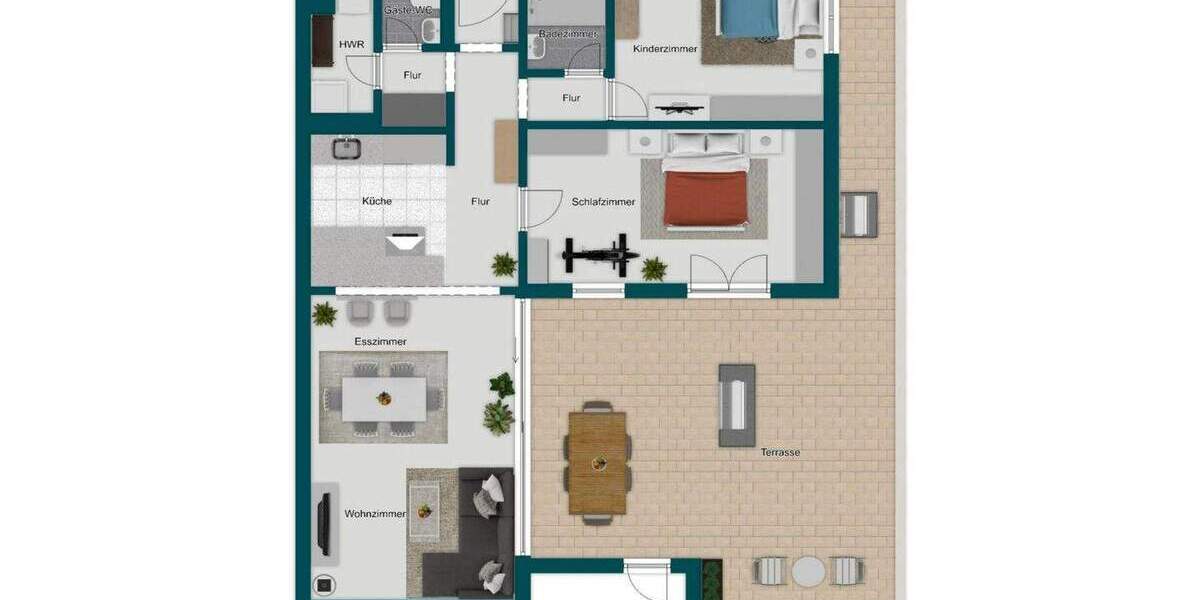 Etagenwohnung Stuttgart Botnang - 3 Zimmer, 119 m&sup2;, 590.000&euro; | Angebot:24673689