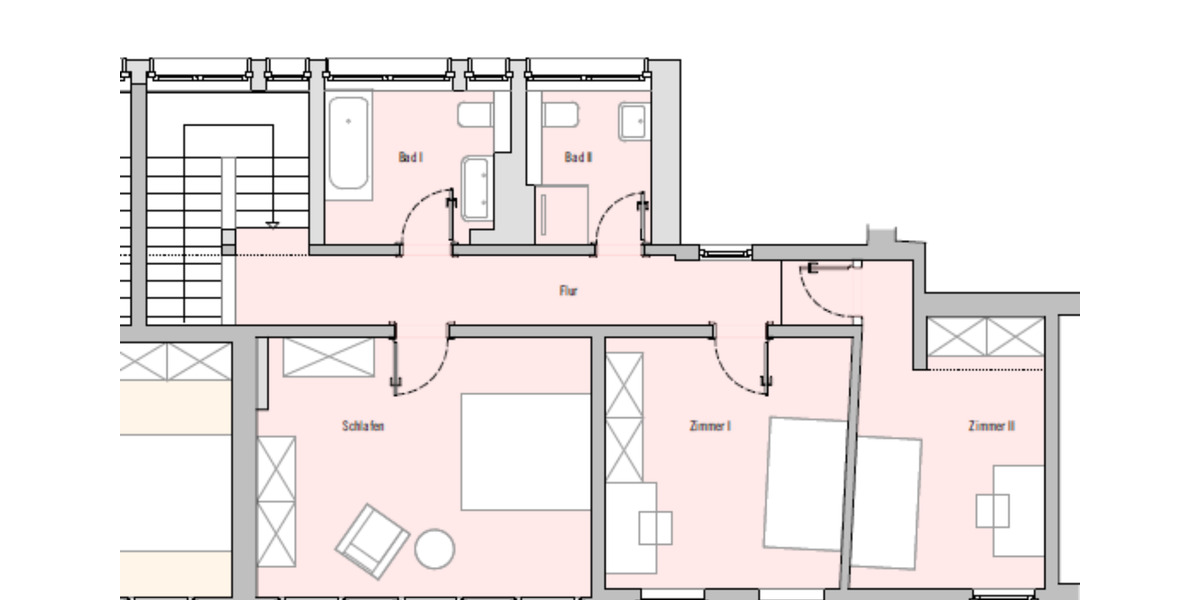 Maisonettenwohnung Bad Teinach-Zavelstein Zavelstein - 5 Zimmer, 122 m&sup2;, 1.465&euro; | Angebot:25886782