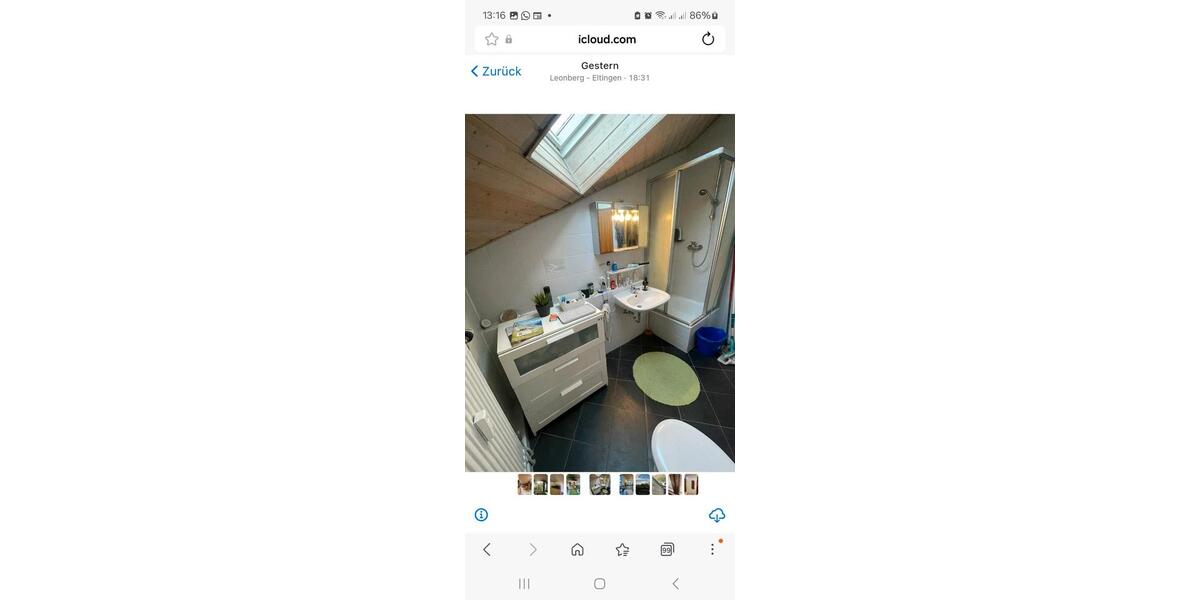 Dachgeschoßwohnung Leonberg - 2 Zimmer, 56 m&sup2;, 950&euro; | Angebot:27593074