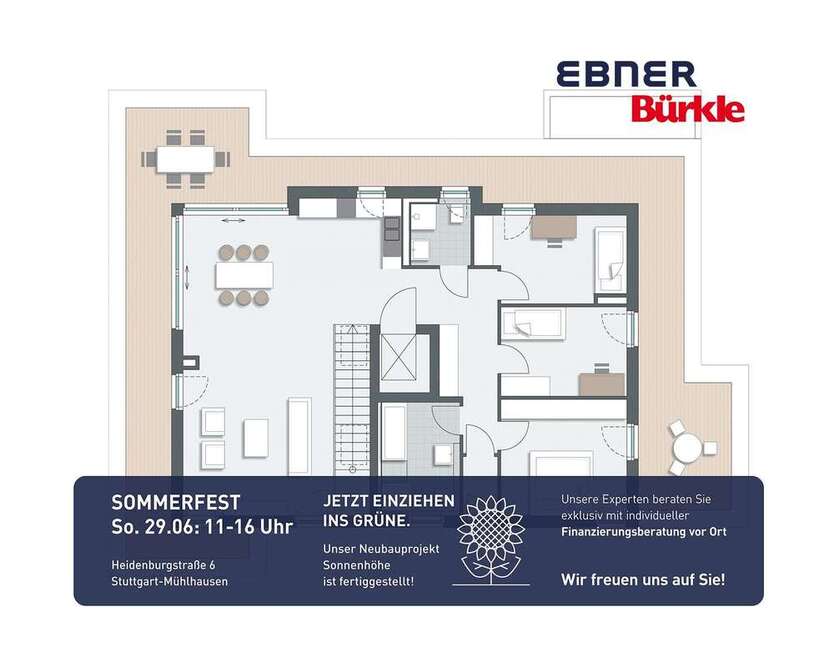 Wohnung zum Kaufen in Stuttgart 886.500 € 138.82 m²