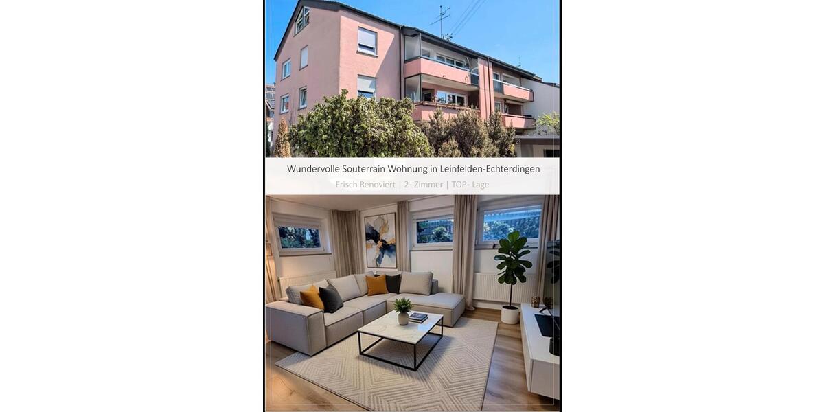 Etagenwohnung Leinfelden-Echterdingen Echterdingen - 2 Zimmer, 55 m&sup2;, 205.000&euro; | Angebot:25334709